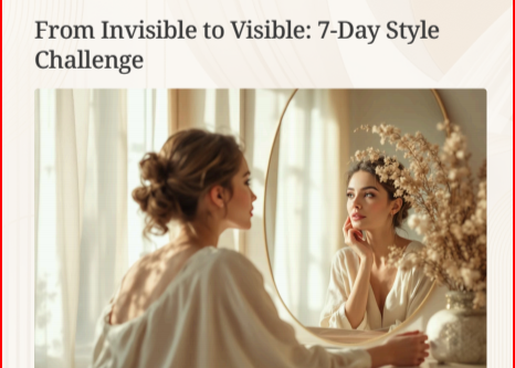 From Invisible to Visible: The 7-Day Style Challenge Pre2brand