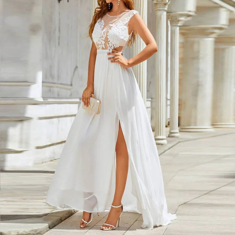 Chiffon Lace Trailing Wedding Large Swing Dress  Pre2brand