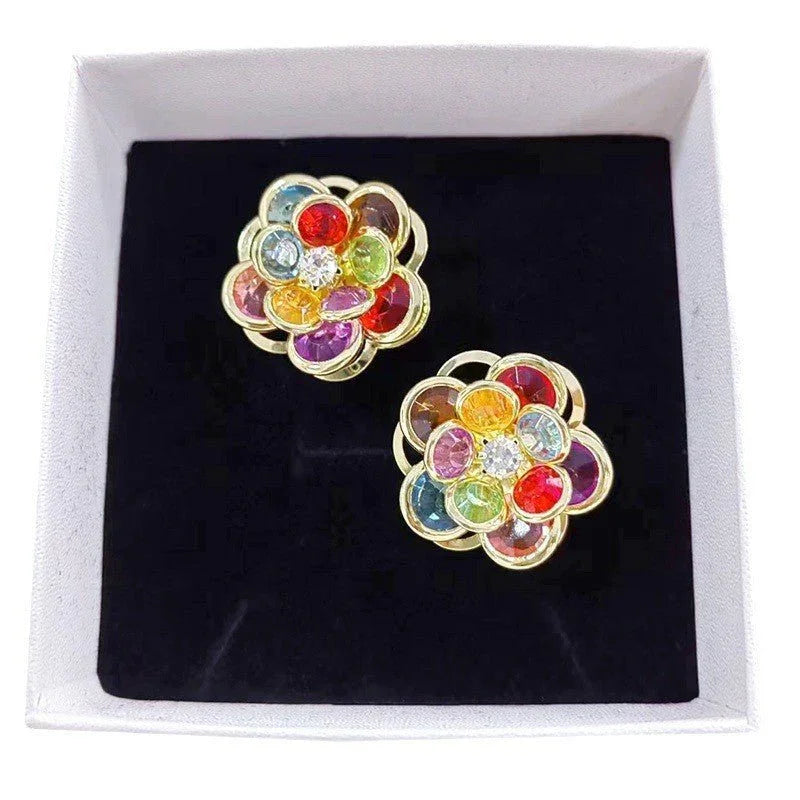 Women's Sweet Flower Stud Earrings  Pre2brand