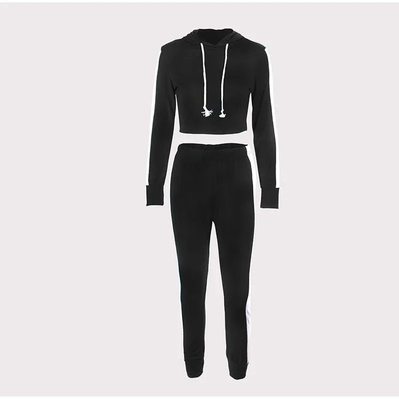 Hooded Slim Fit Sports Tracksuit  Pre2brand