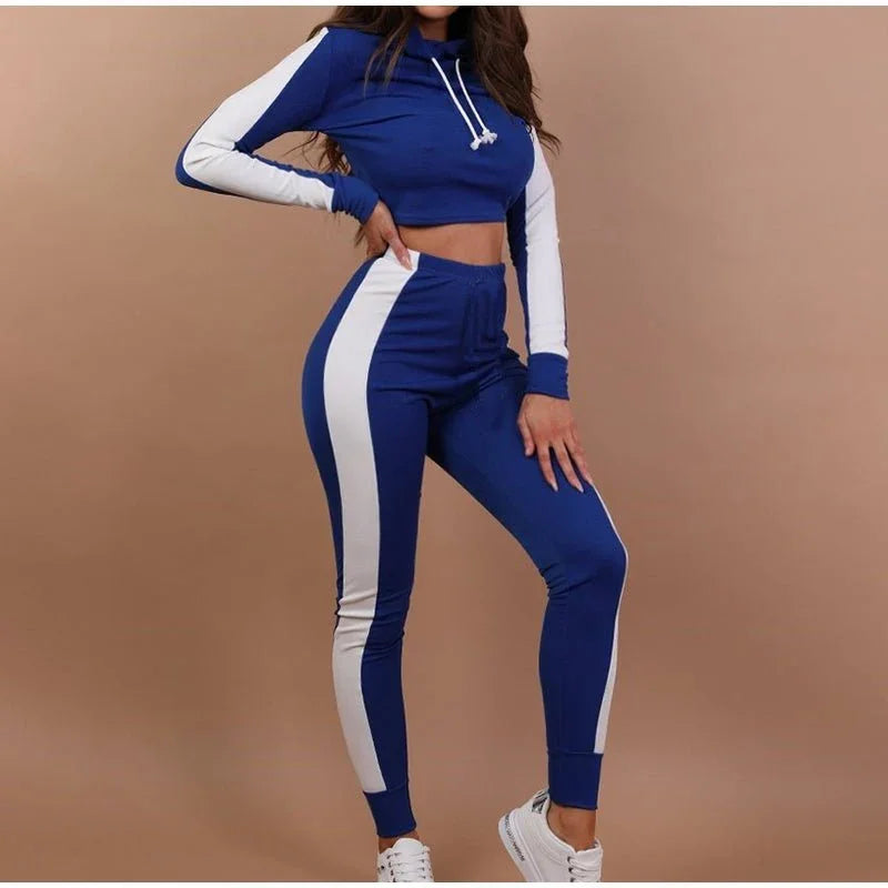 Hooded Slim Fit Sports Tracksuit  Pre2brand