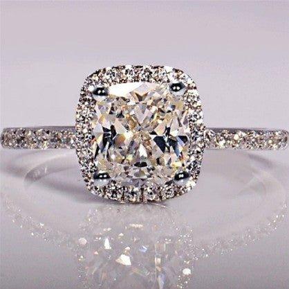 Women's White Gold Bridal Engagement Ring  Pre2brand