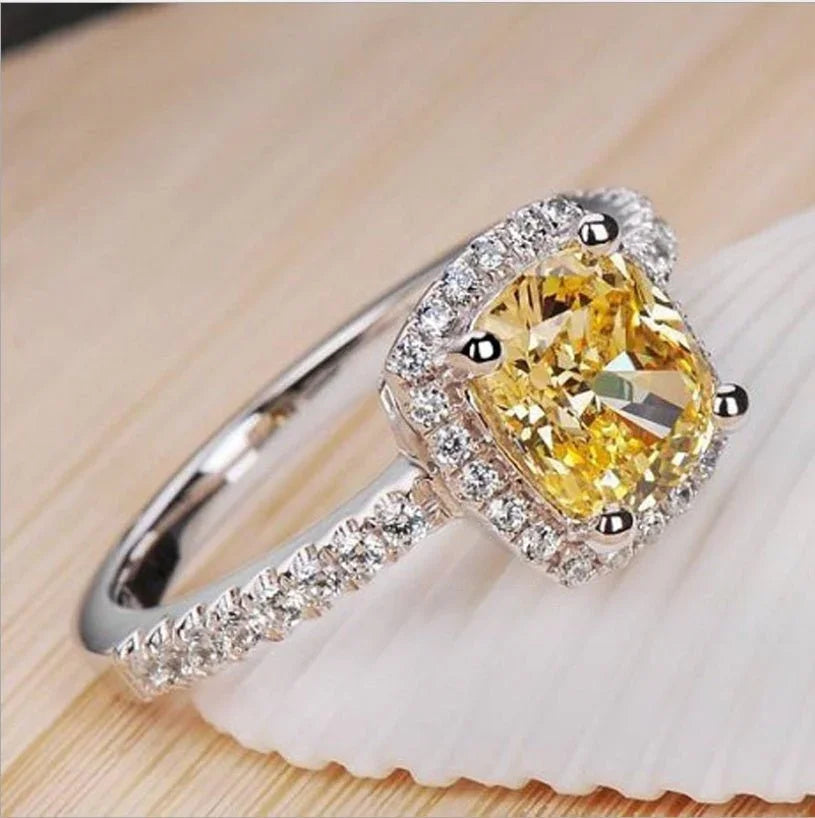 Women's White Gold Bridal Engagement Ring  Pre2brand