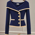 Women's Lapel Knit Cardigan  Pre2brand
