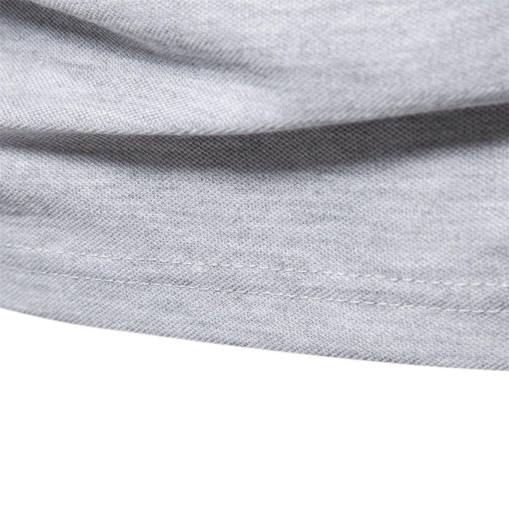 Men'S Fashion Casual Polo Collar Deer Embroidered Long Sleeve  Pre2brand