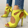 Women's Flower Stiletto Sandals (Plus Size)  Pre2brand