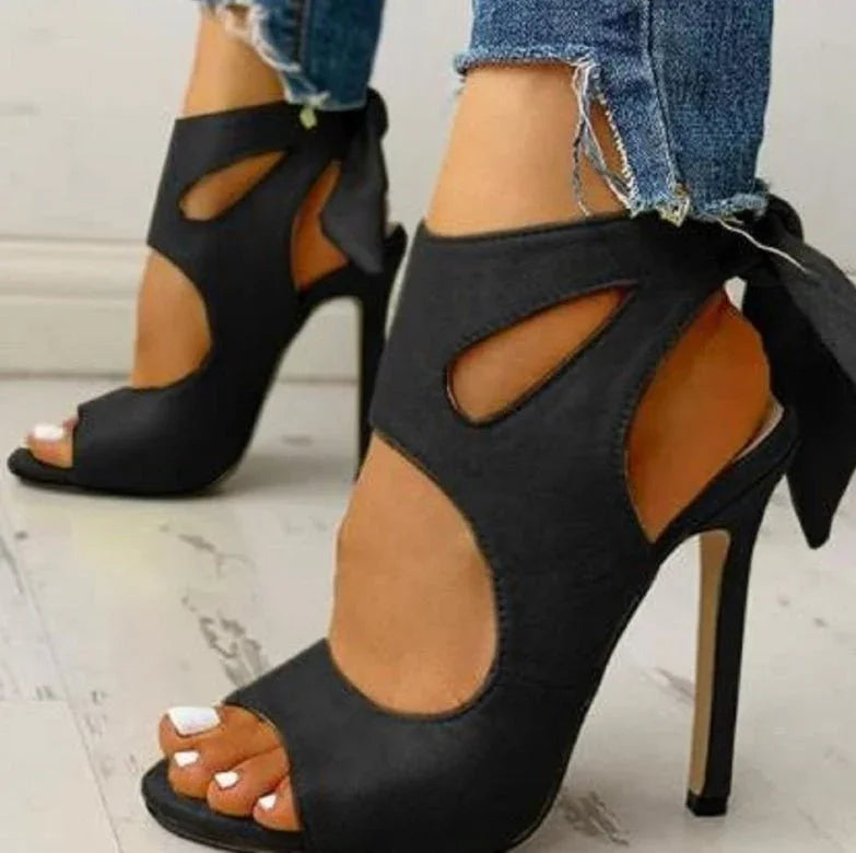 Women's Flower Stiletto Sandals (Plus Size)  Pre2brand