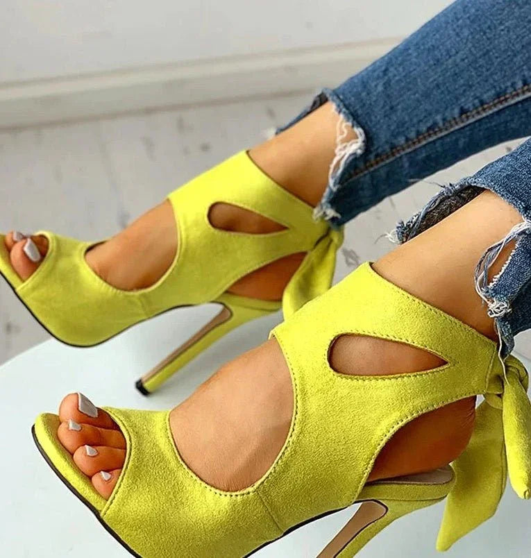 Women's Flower Stiletto Sandals (Plus Size)  Pre2brand