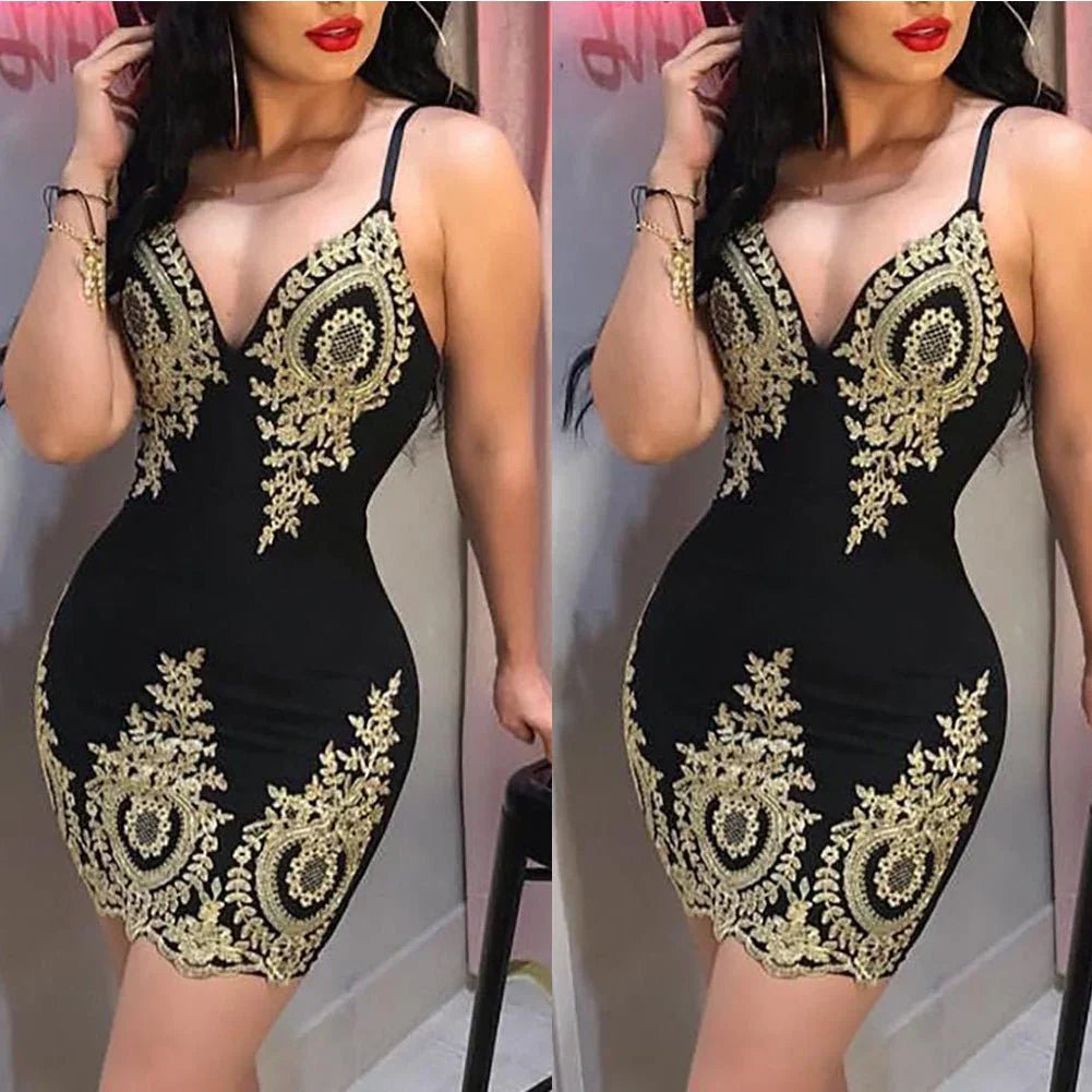 Women's Sexy Suspender Party Dress  Pre2brand