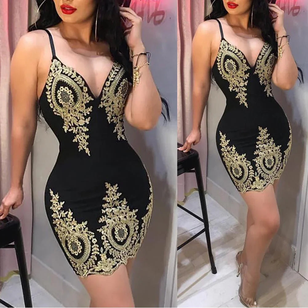 Women's Sexy Suspender Party Dress  Pre2brand