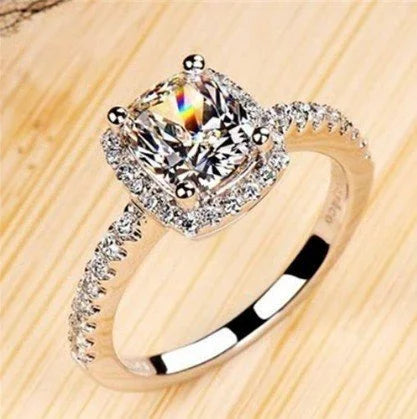 Women's White Gold Bridal Engagement Ring  Pre2brand