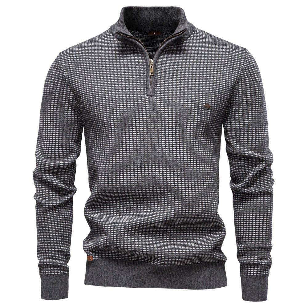 Men's Half-Zip Turtleneck Sweater  Pre2brand