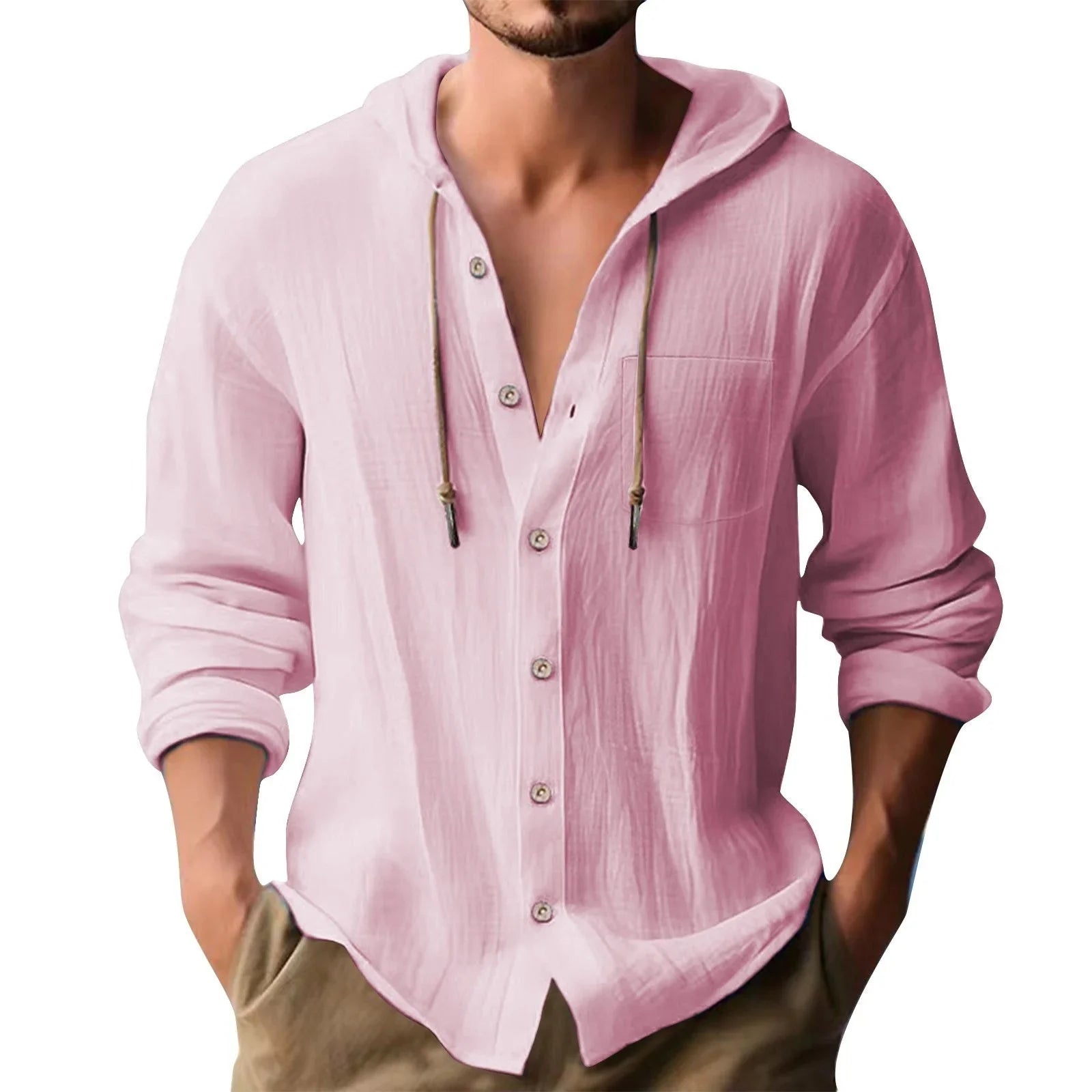 Men'S Casual Long-Sleeved Top  Pre2brand