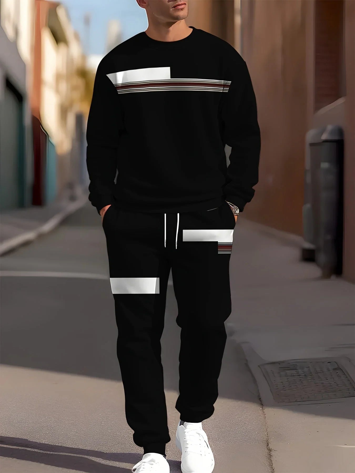 Men's Printed Sports Suit  Pre2brand