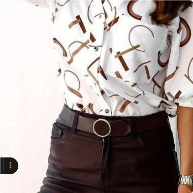 Fashion Long Sleeve Printed Shirt  Pre2brand