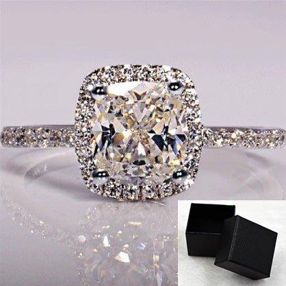 Women's White Gold Bridal Engagement Ring  Pre2brand