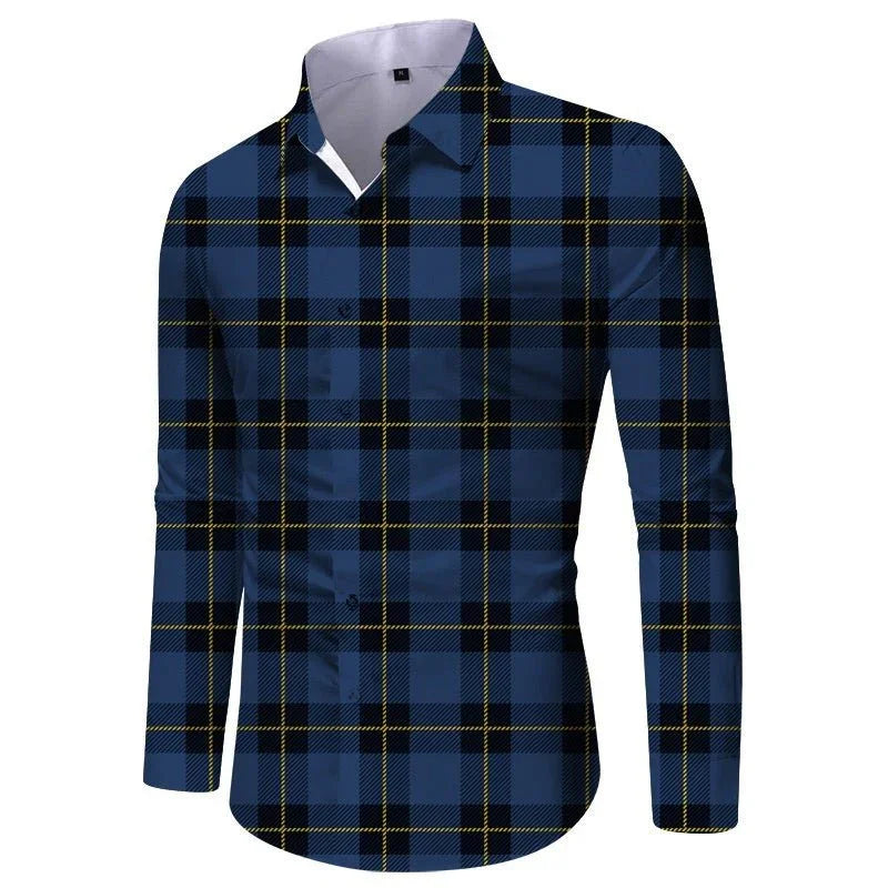 Men's Slim Fit Printed Casual Shirt  Pre2brand
