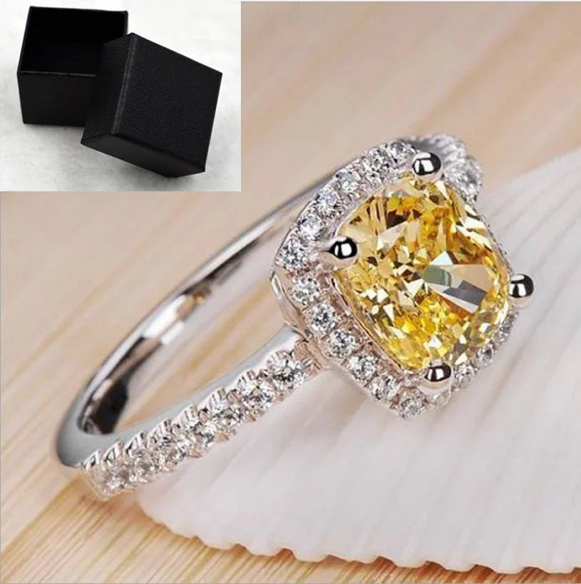 Women's White Gold Bridal Engagement Ring  Pre2brand
