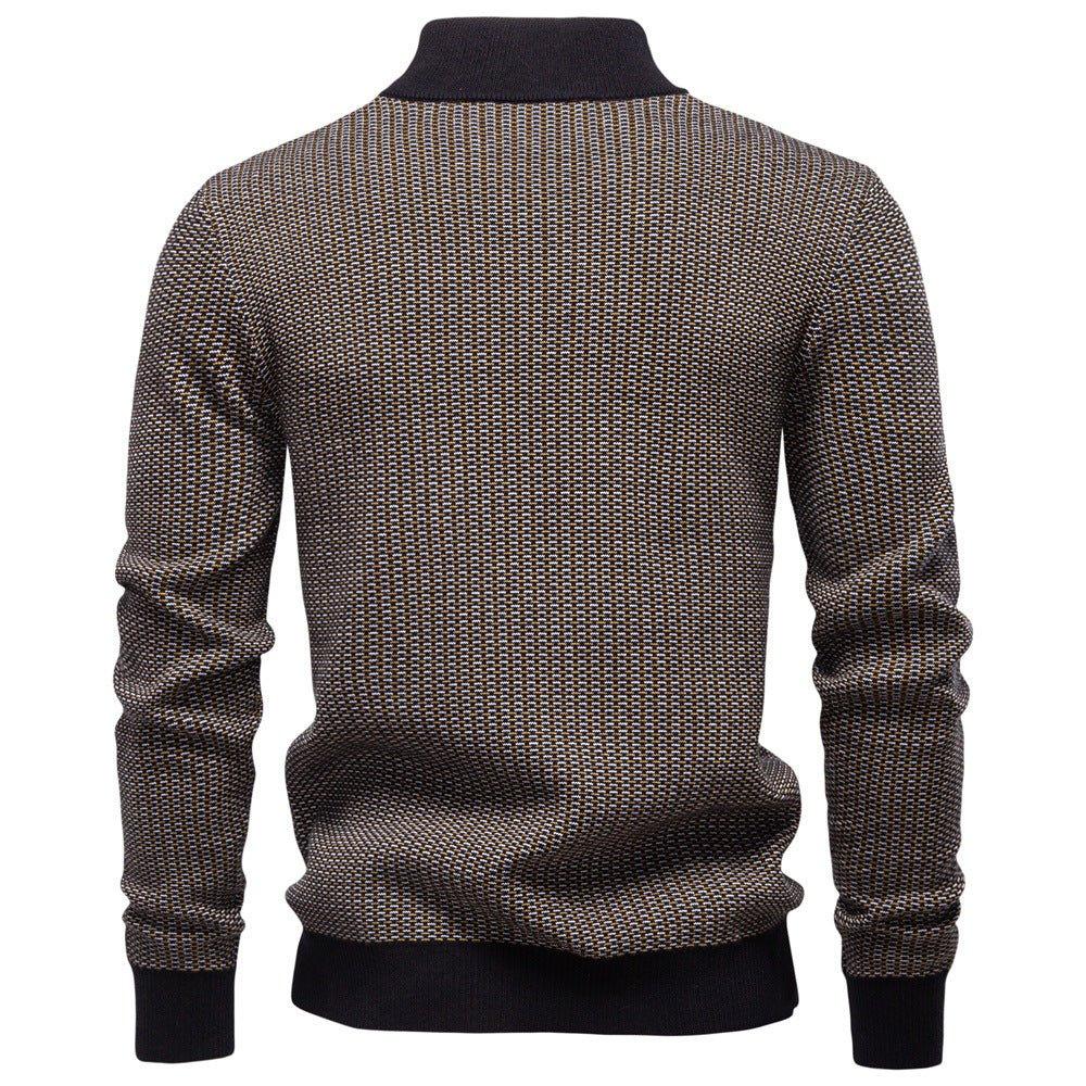 Men's Half-Zip Turtleneck Sweater  Pre2brand