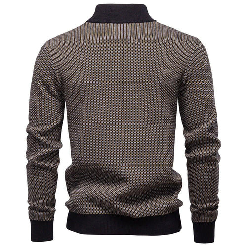 Men's Half-Zip Knit Turtleneck Sweater – image 2 of 7