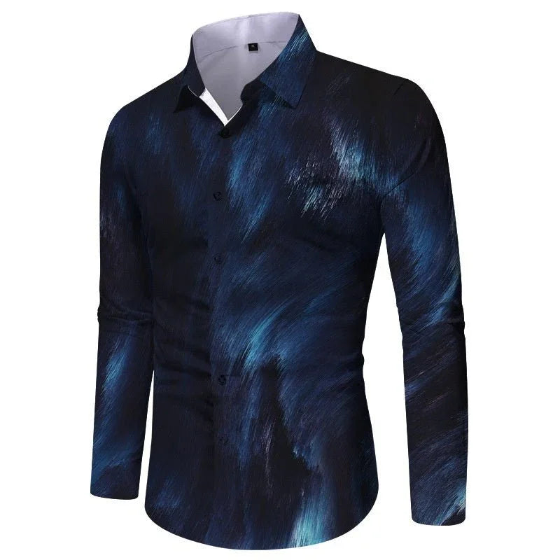 Men's Slim Fit Printed Casual Shirt  Pre2brand