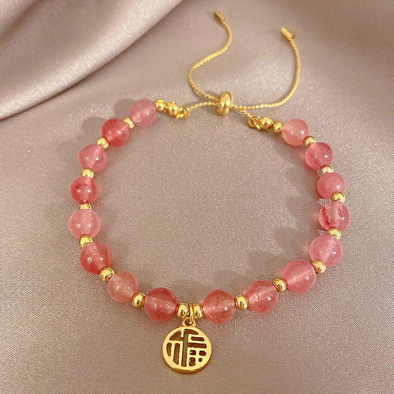 Women's Luxury Pearl & Gold Charm Bracelet  Pre2brand