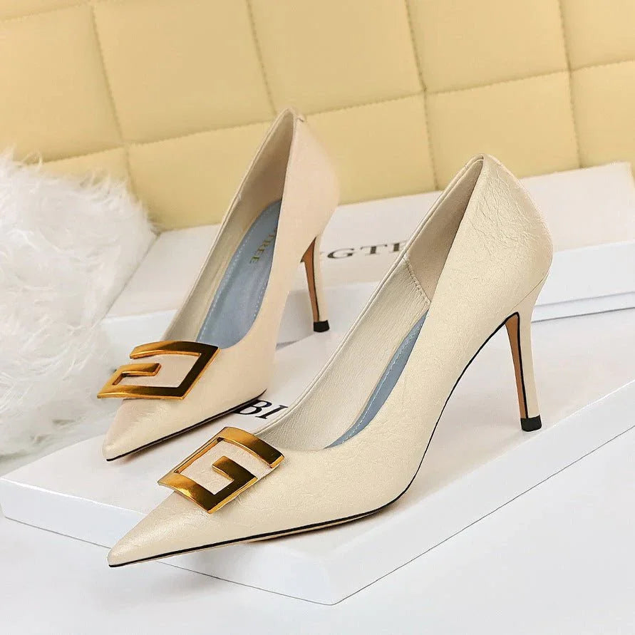 Women's Sequined Pointed Toe Stiletto Heels  Pre2brand