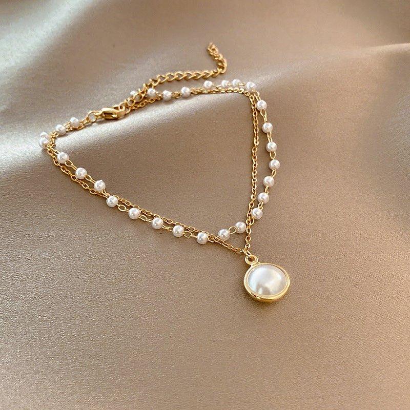 Women's Luxury Pearl & Gold Charm Bracelet  Pre2brand