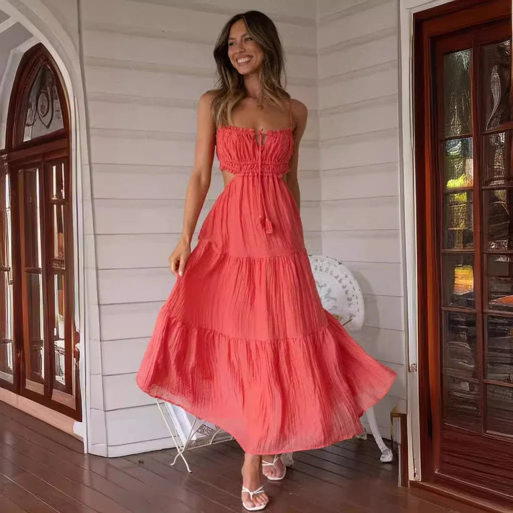 Women's Hollow Backless Swing Dress  Pre2brand