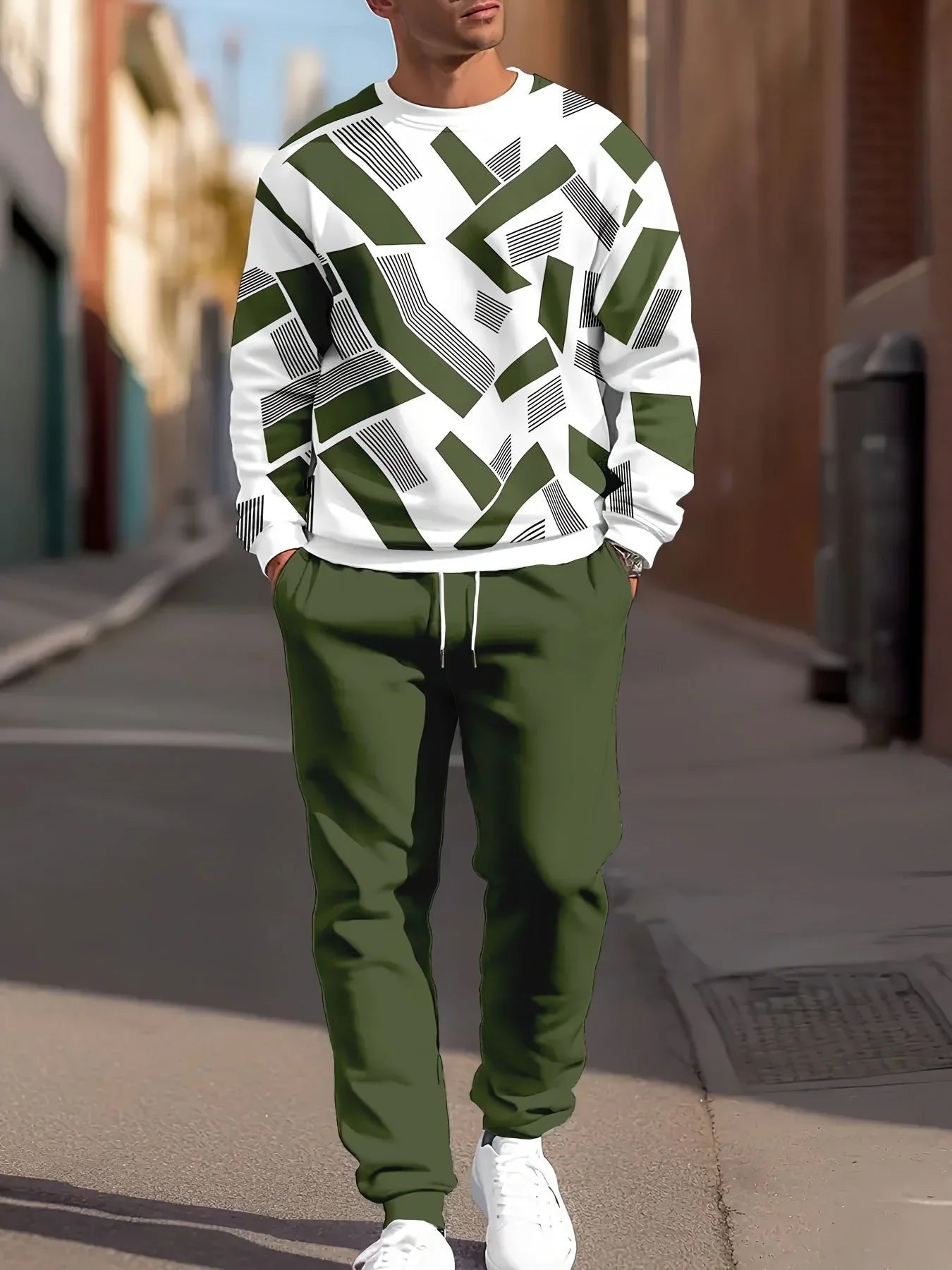 Men's Printed Sports Suit  Pre2brand