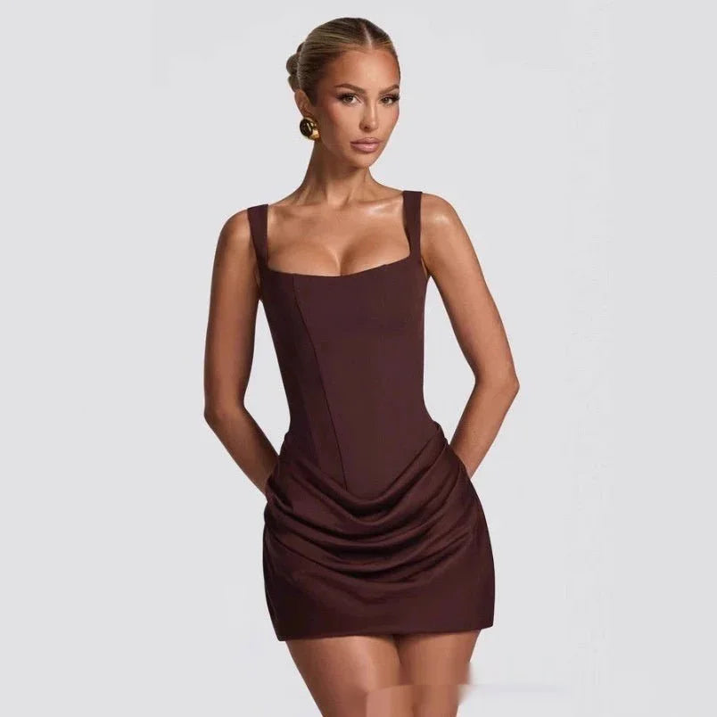 Women's Sleeveless Corset Mini Dress  Pre2brand