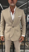 Men's Shawl Collar Snap Button Jacket  Pre2brand