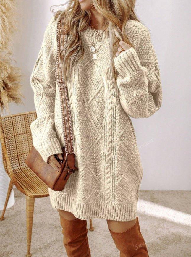 Women's Loose Knit Sweater Dress  Pre2brand
