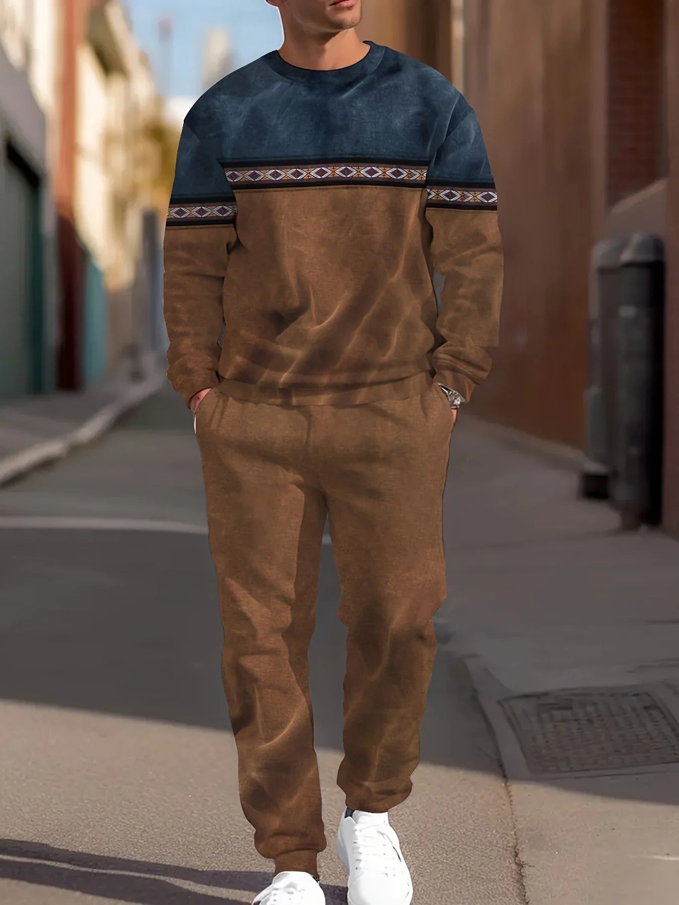 Men's Printed Sports Suit  Pre2brand