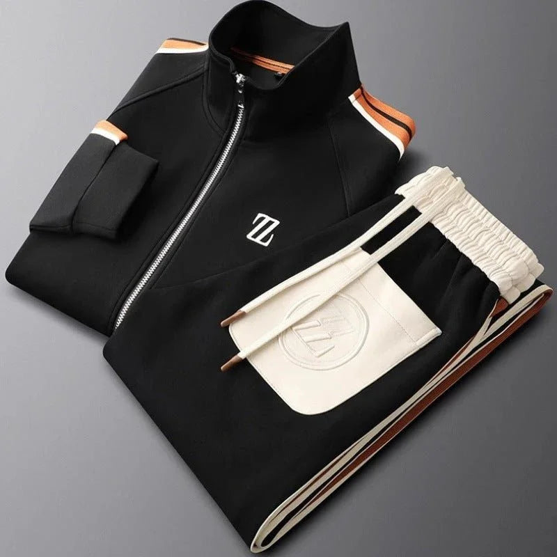 Trendy Stand Collar Casual Sports Suit  Pre2brand