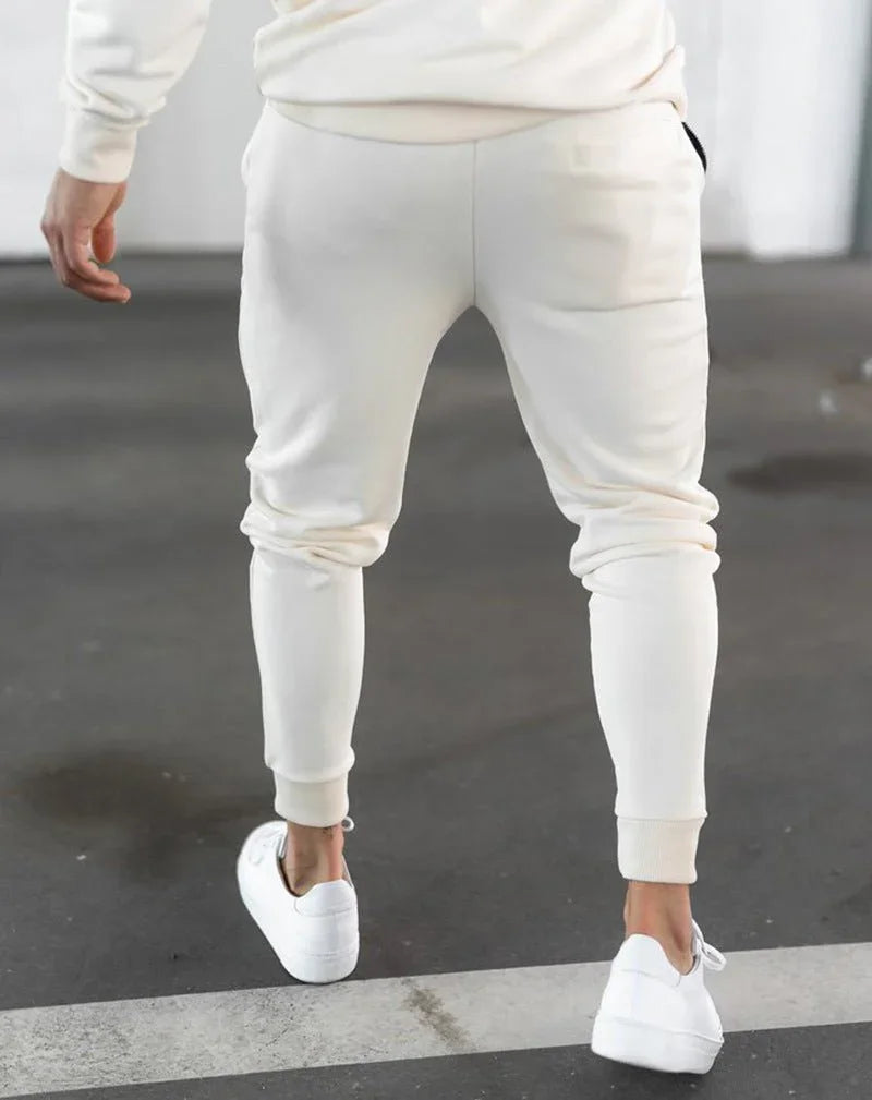 Men'S Solid Color Sports Training Fitness Pants  Pre2brand