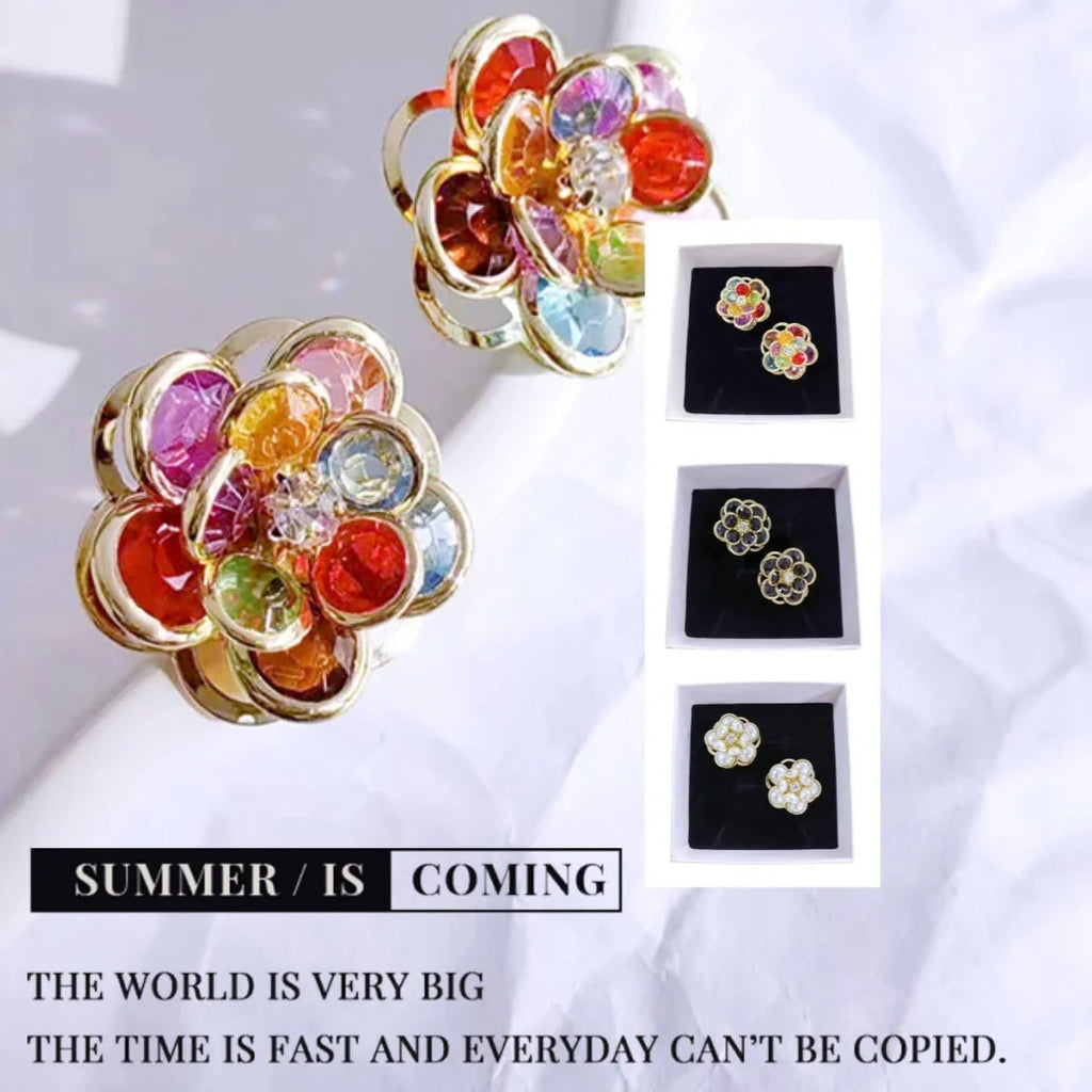 Women's Sweet Flower Stud Earrings  Pre2brand