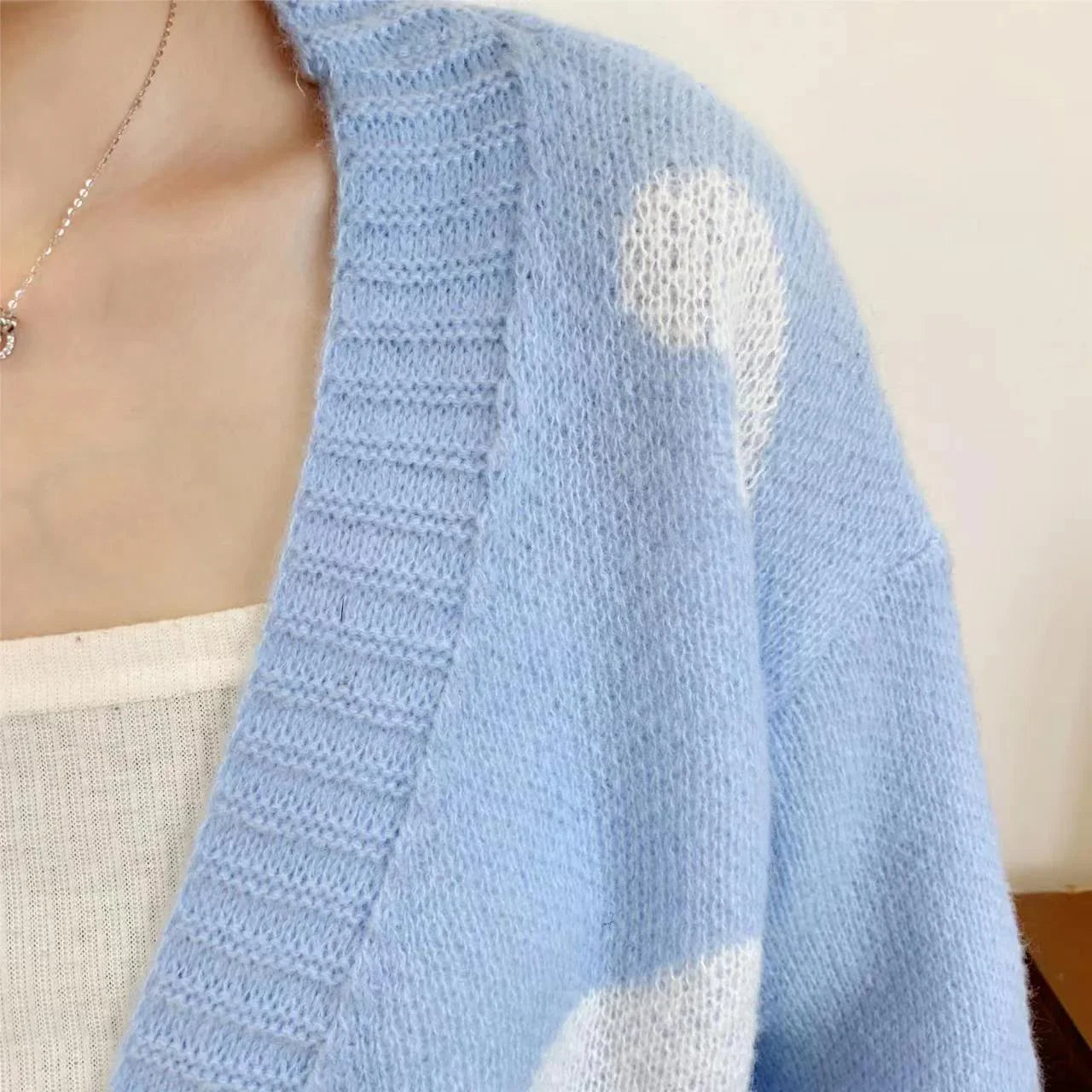Loose V Neck Long Sleeve Knit Women'S Top  Pre2brand