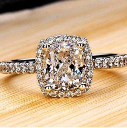 Women's White Gold Bridal Engagement Ring  Pre2brand