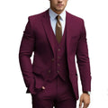 Business Casual Men'S Three-Piece Suit For Bridegroom Men'S Wedding  Pre2brand