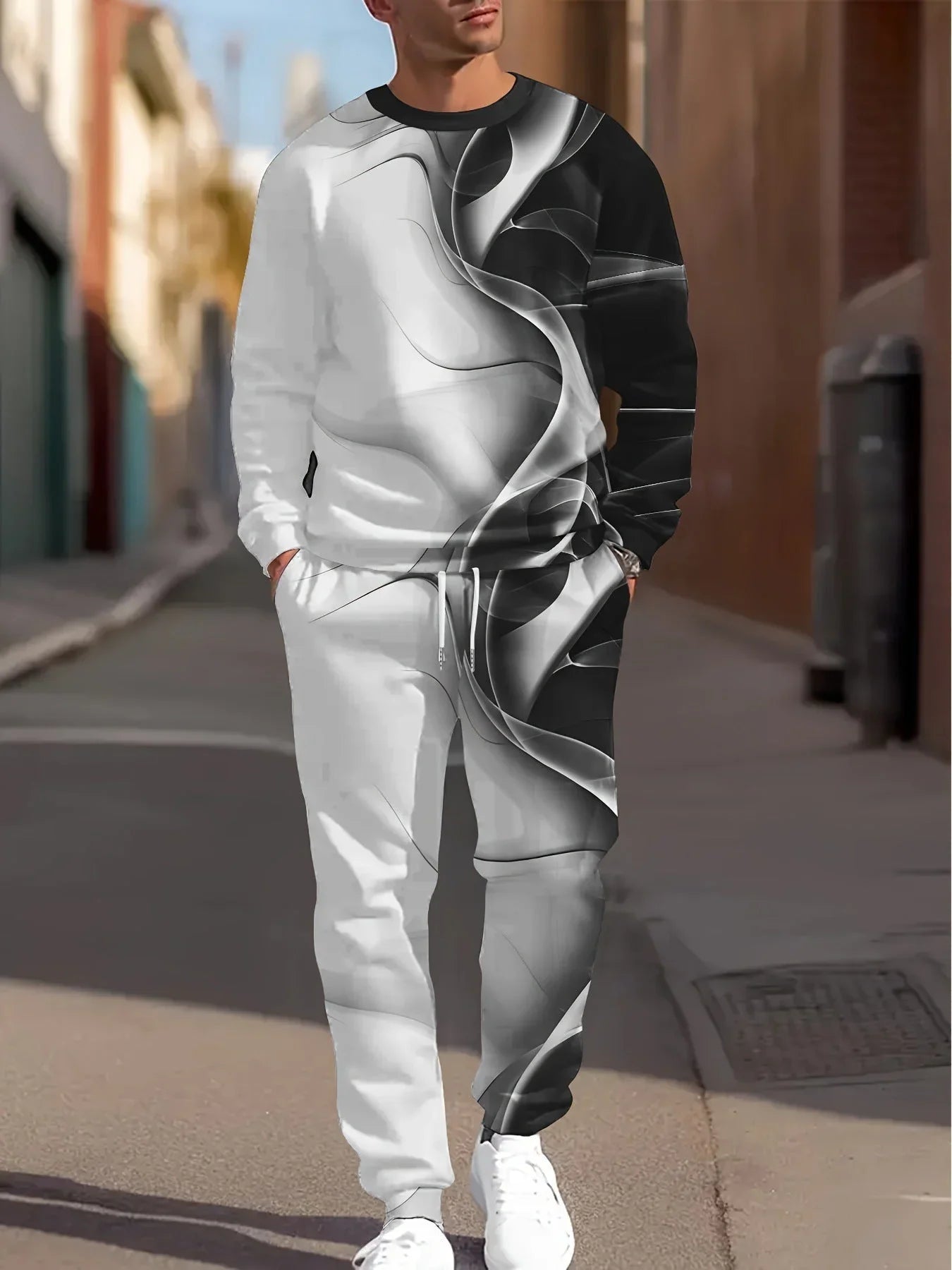Men's Printed Sports Suit  Pre2brand