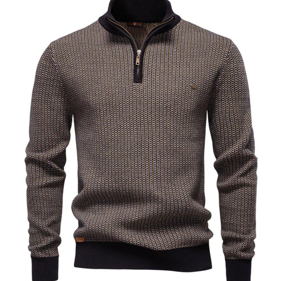 Men's Half-Zip Turtleneck Sweater  Pre2brand