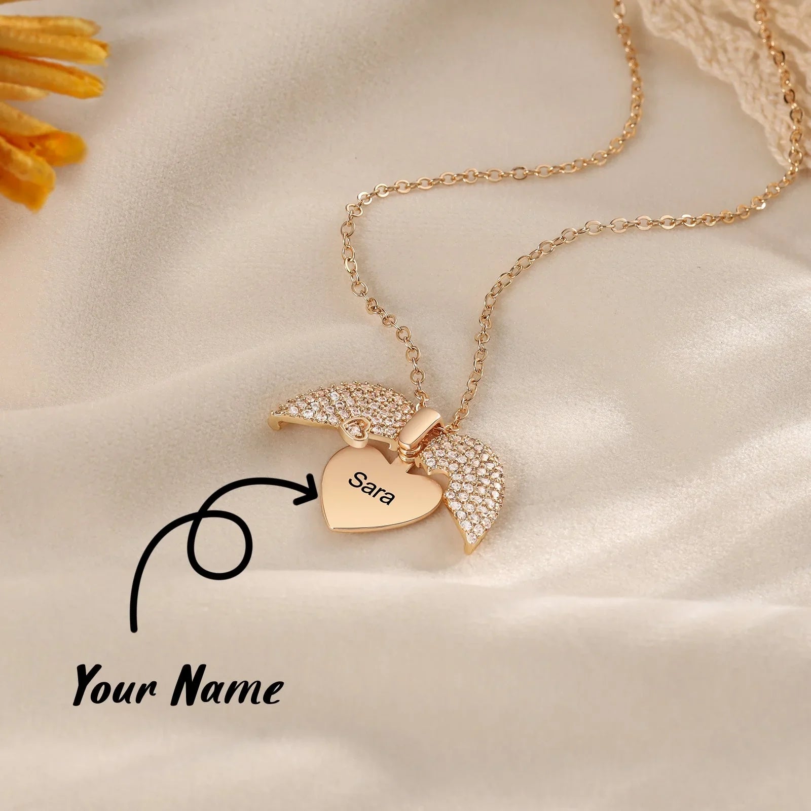 Women's Personalized Heart Locket Necklace  Pre2brand