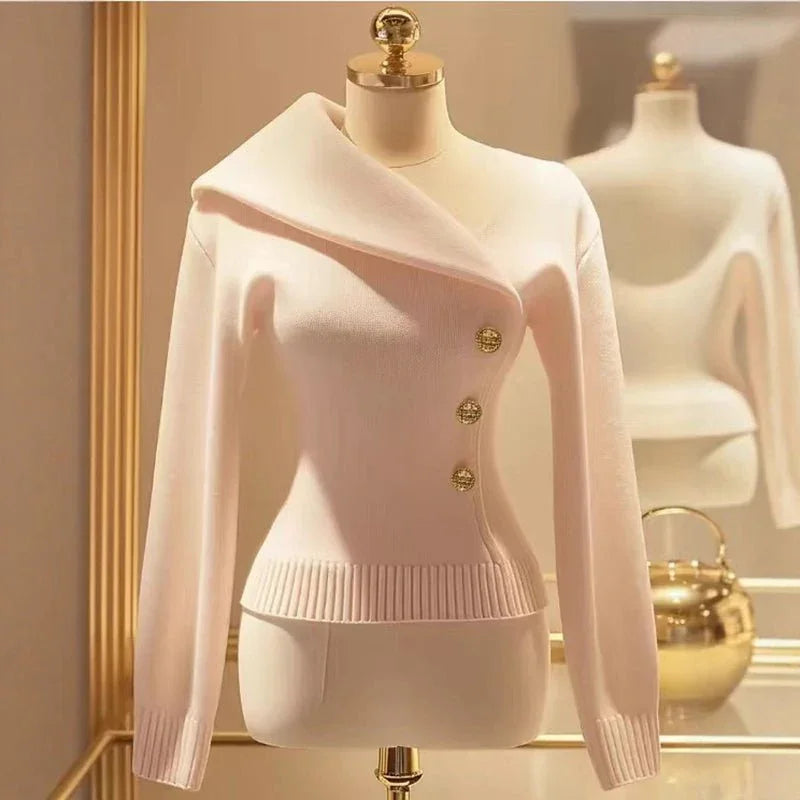 Women'S One Off Shoulder Y2K Blouse, Long Sleeve Slim Fit Elegant Top  Pre2brand