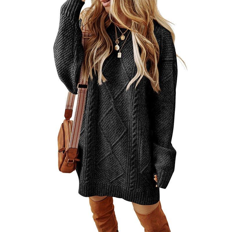 Women's Loose Knit Sweater Dress  Pre2brand