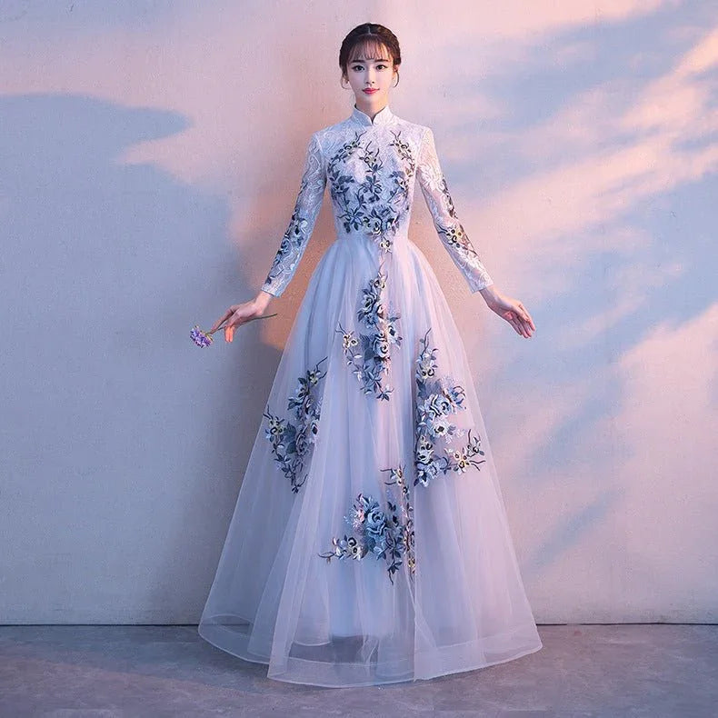 Women's Elegant Full-Length Dress  Pre2brand
