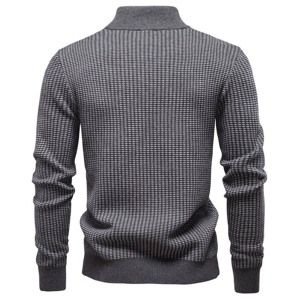 Men's Half-Zip Turtleneck Sweater  Pre2brand