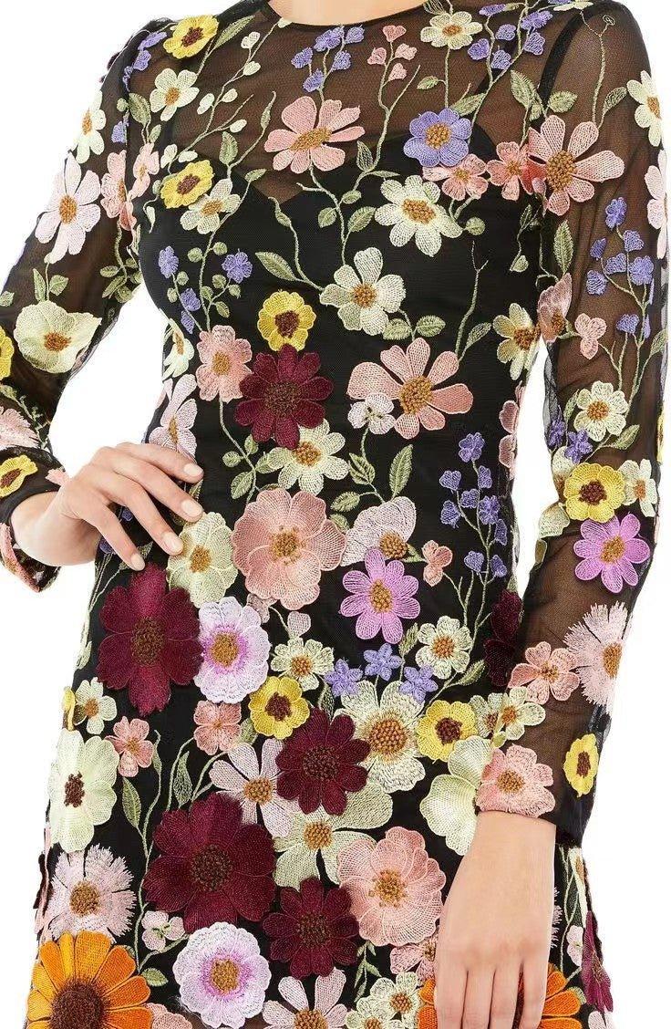 Women Flower sexy dress mini dress  Pre2brand