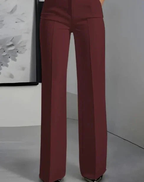 Women's White Wide-Leg Trousers  Pre2brand