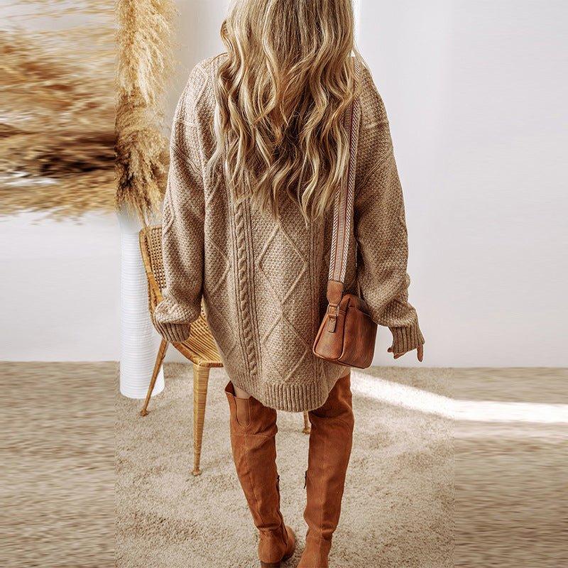Women's Loose Knit Sweater Dress  Pre2brand